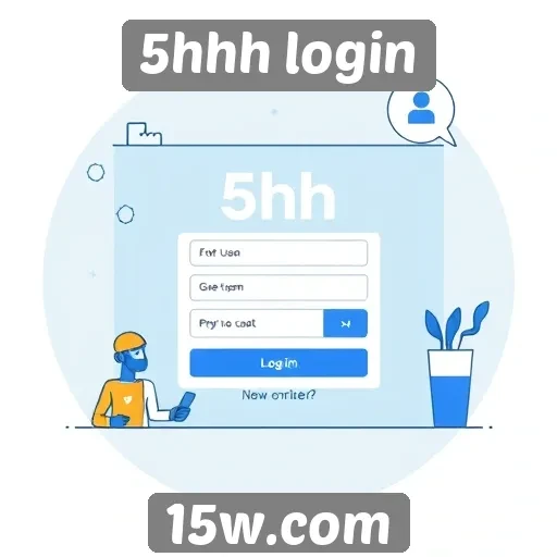 Acessibilidade do site 5hhh login para novos usuários